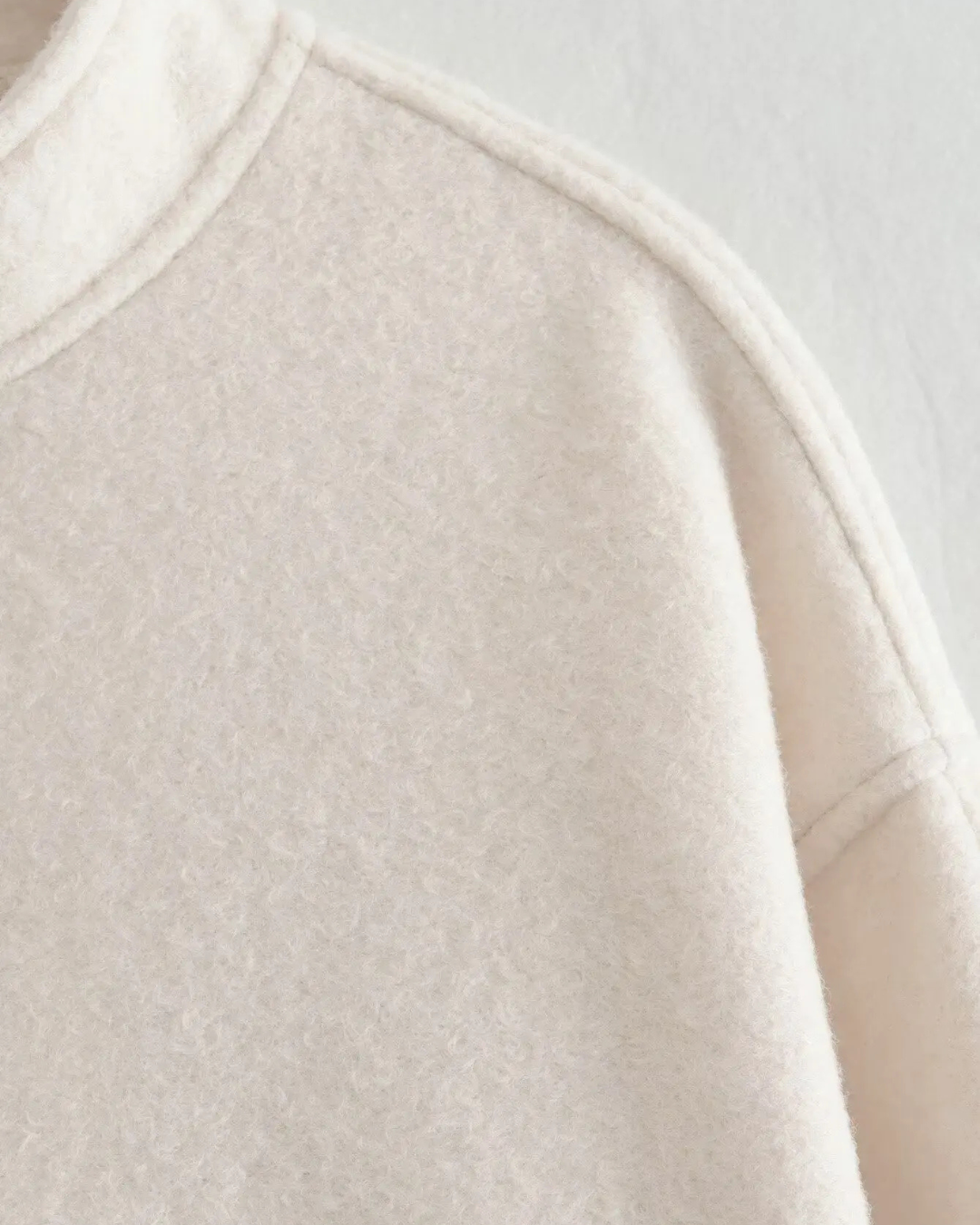 Effen Streetstyle Winterjas met Zakken en Knopen voor Dames