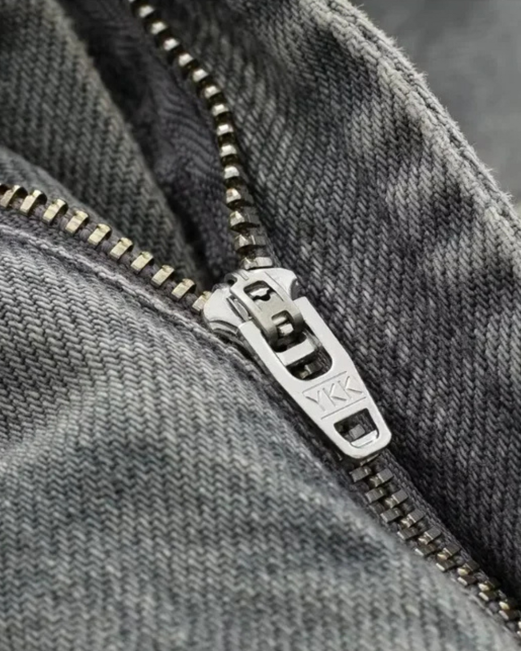 Grijze Spijkerbroek met Rechte Pasvorm voor Dames