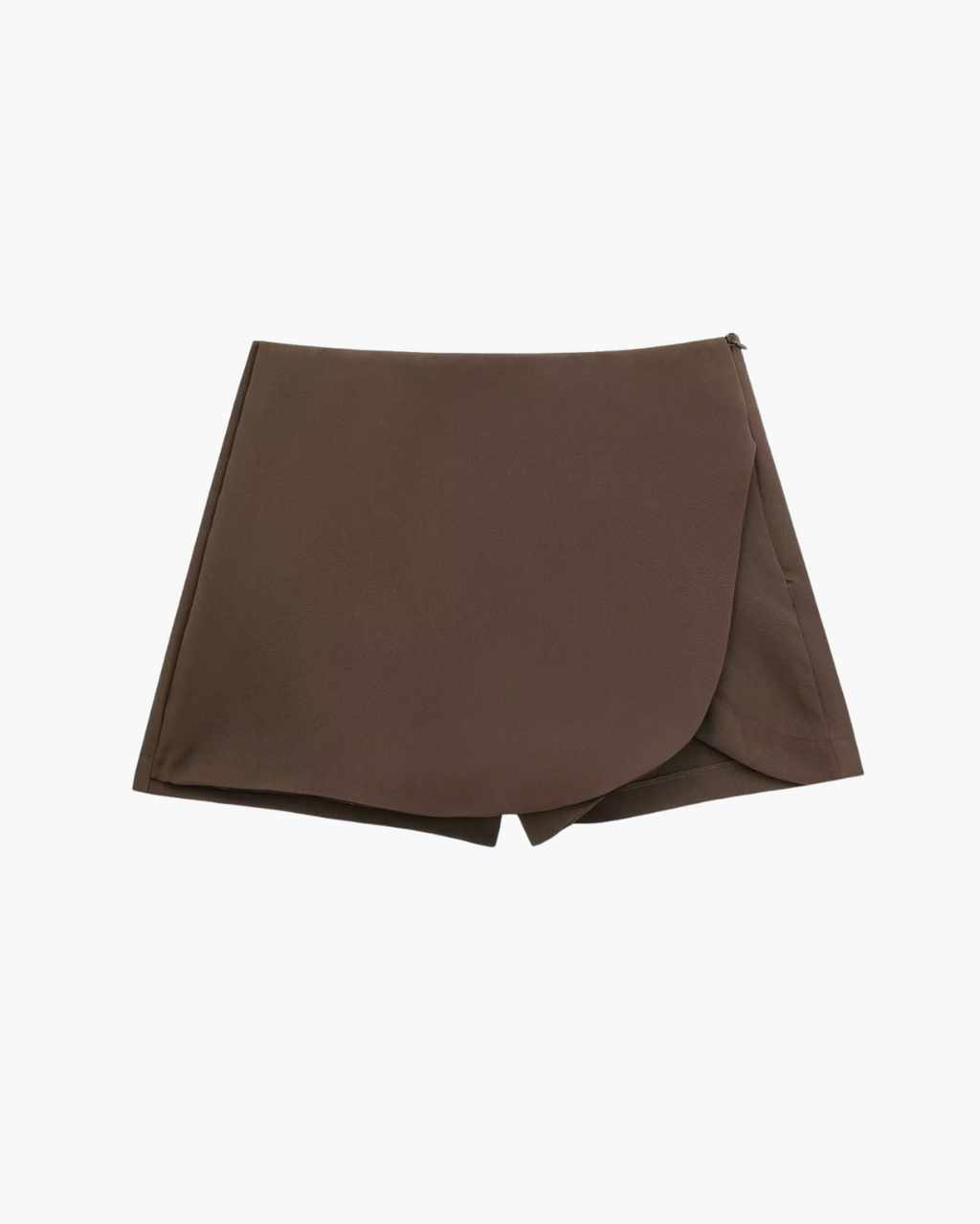 Asymmetrische Hoge Taille Skort met Minirok Look voor Dames