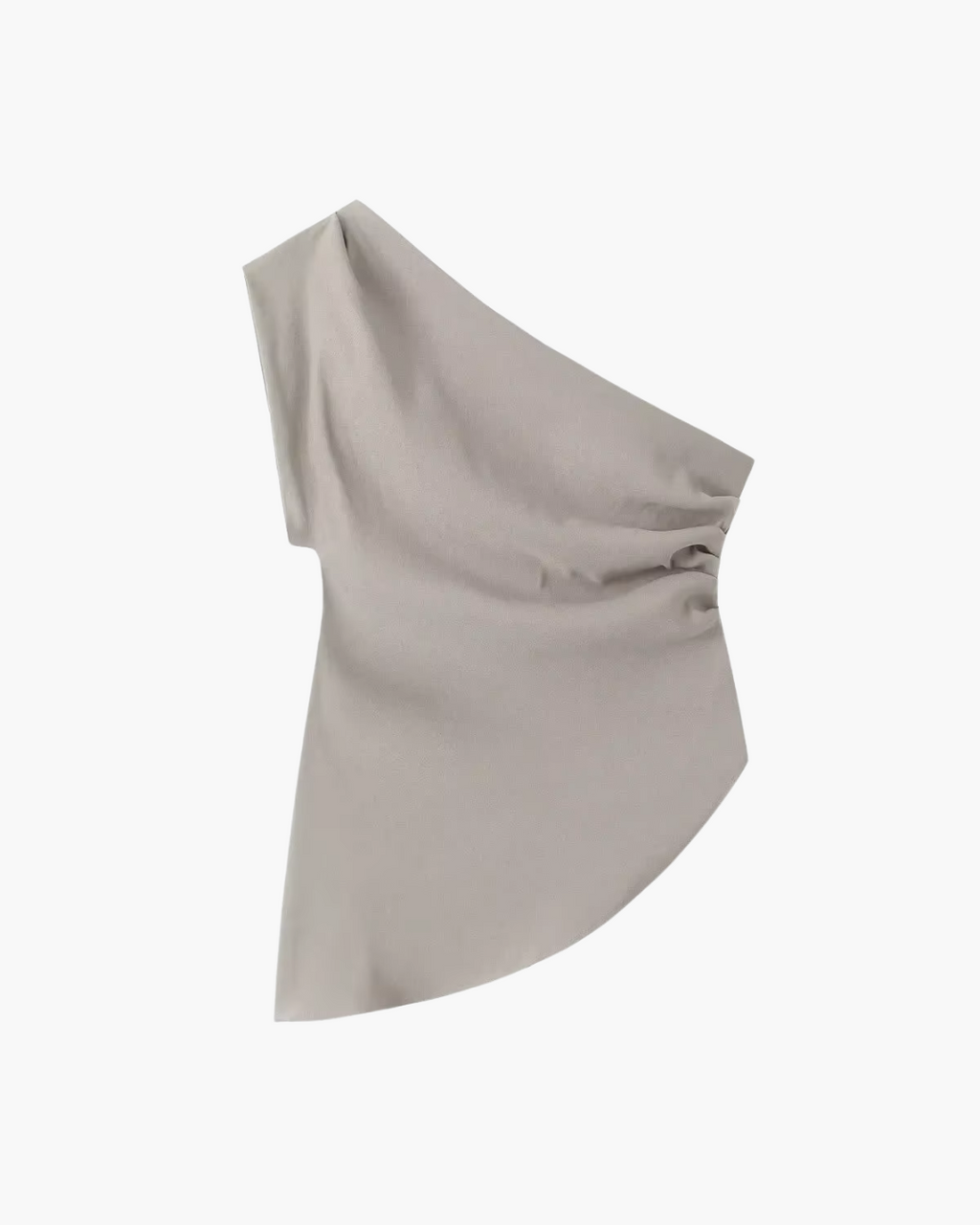 Asymmetrisch Geplooid Top met One-Shoulder voor Dames