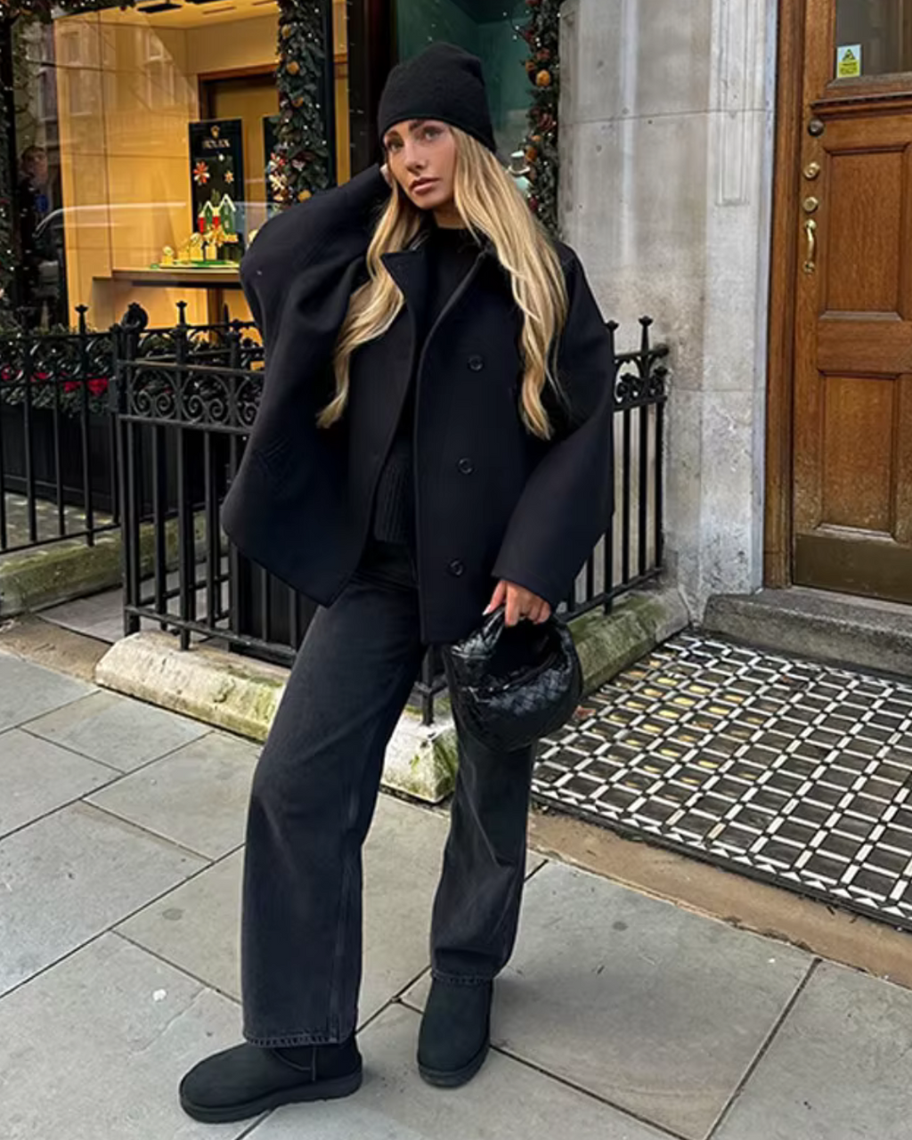 Elegante Klassieke Wollen Jas voor Dames