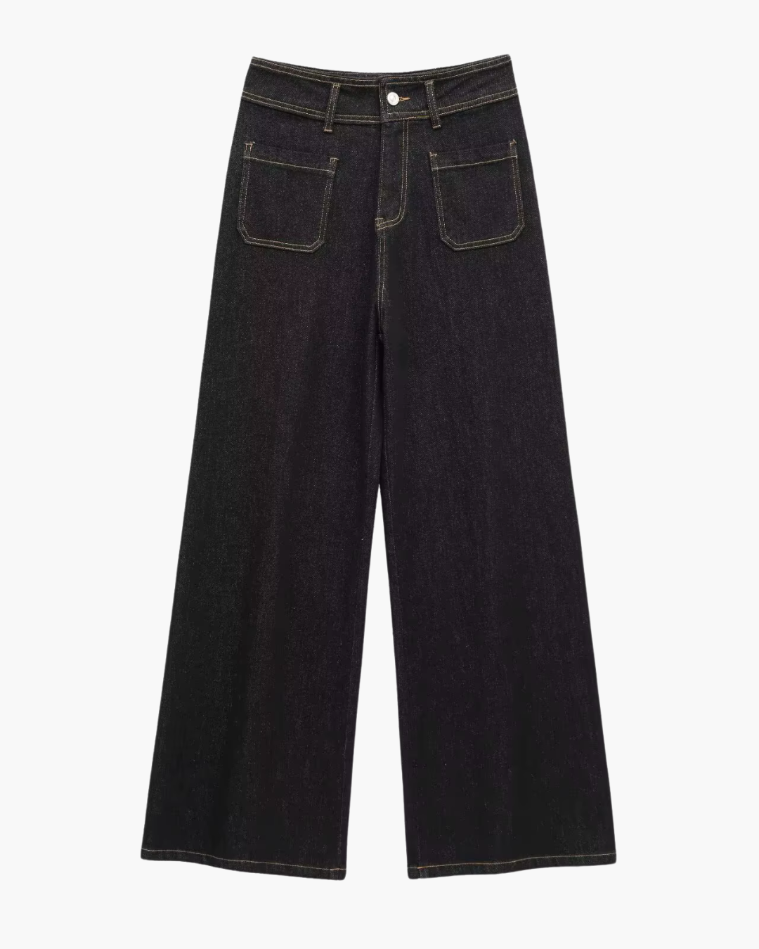 Hoge Taille Damesbroek met Wijde Pijpen voor Dames