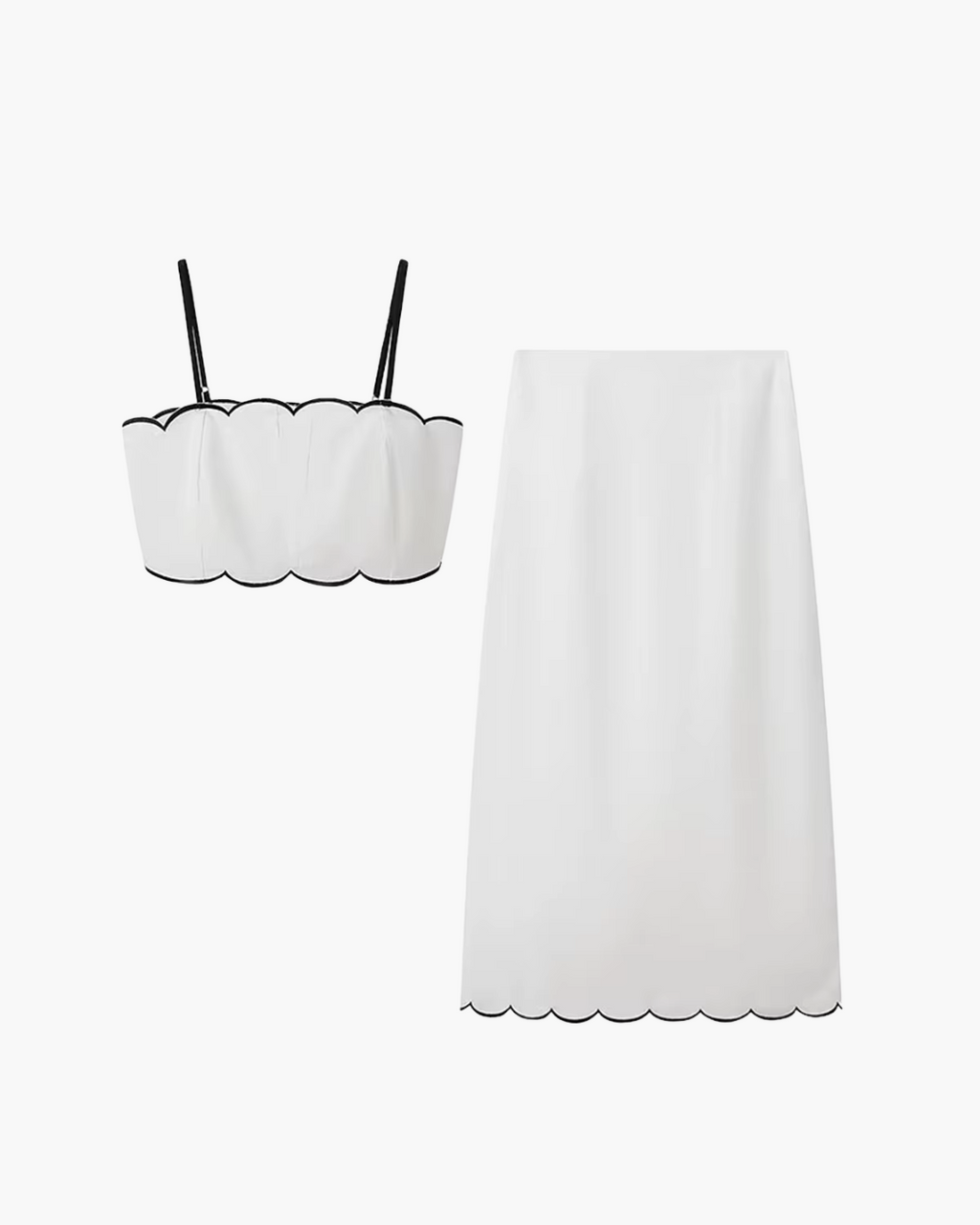 Luchtige Zomerjurk Set met Borduurwerk voor Dames