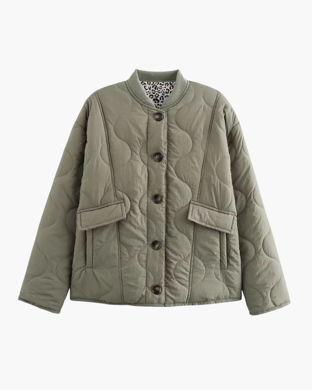 Retro Katoenen Single Breasted Winter Jas voor Dames