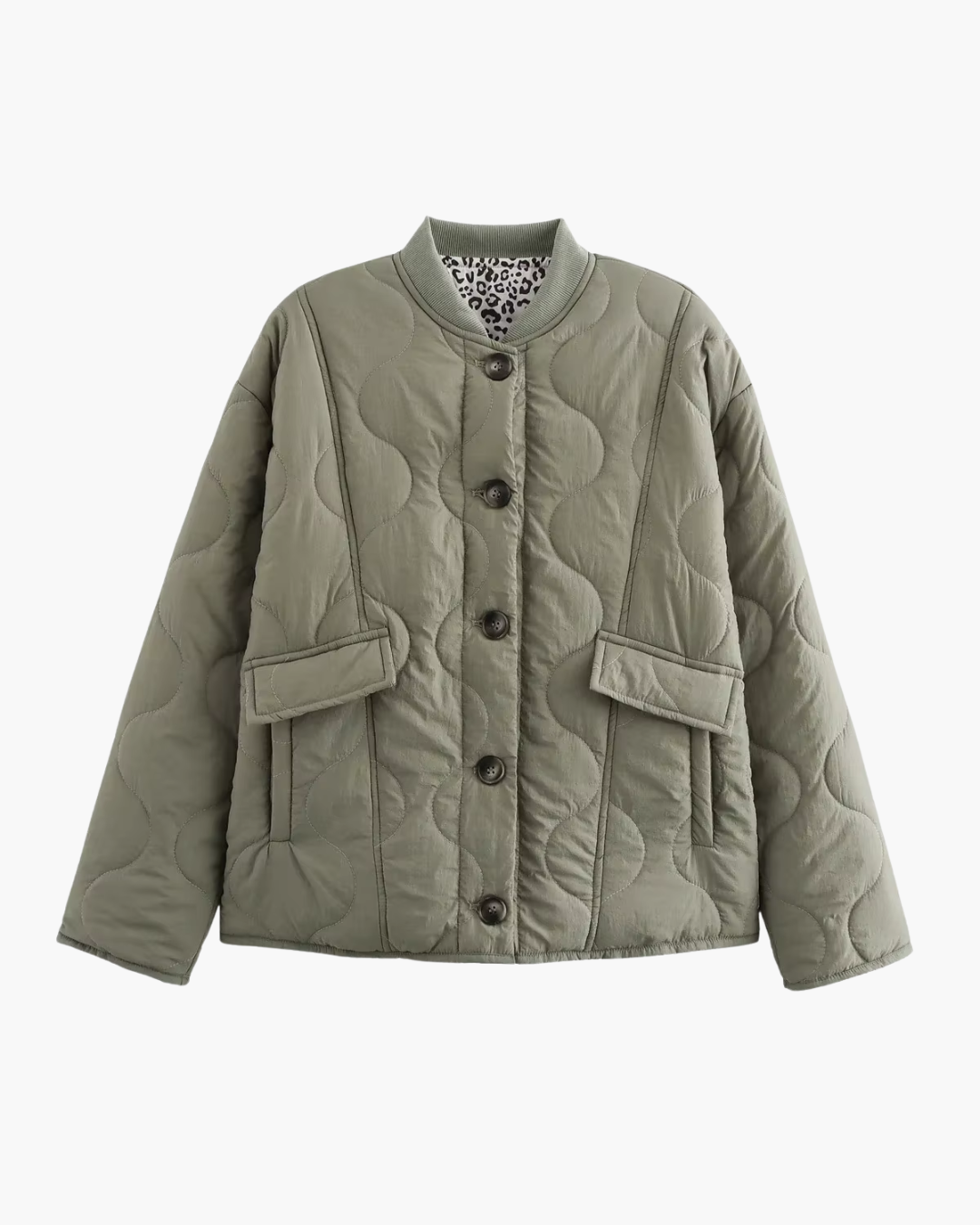 Retro Katoenen Single Breasted Winter Jas voor Dames