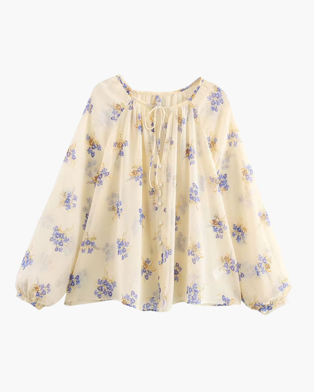 Casual Bloemenprint Gedrukt O-hals Zomer Shirt voor Dames