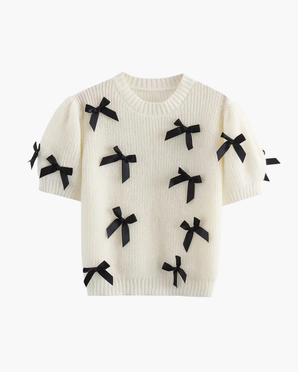 Gebreide Trui Dames – Strikdetail & Korte Mouw