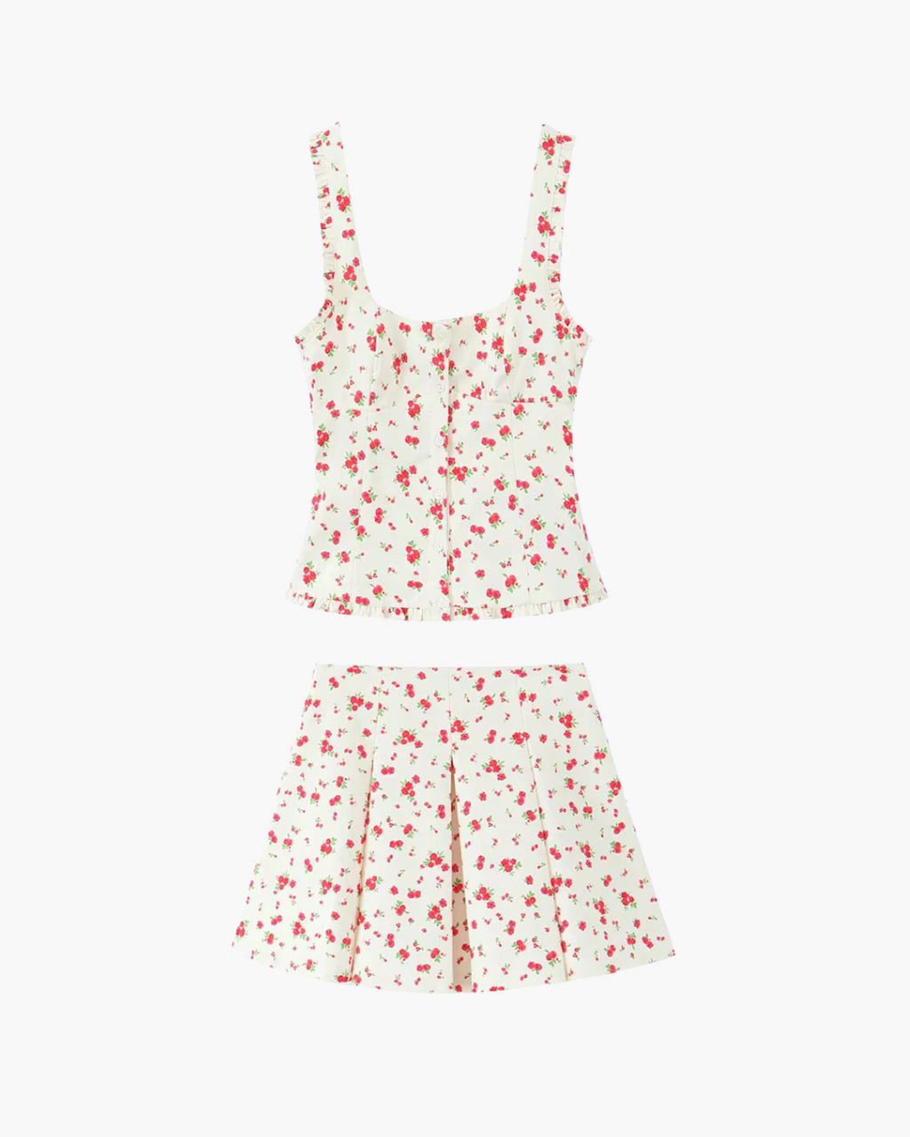 Elegante 2-Delige Set met Gebreid Vest en Minirok voor Dames