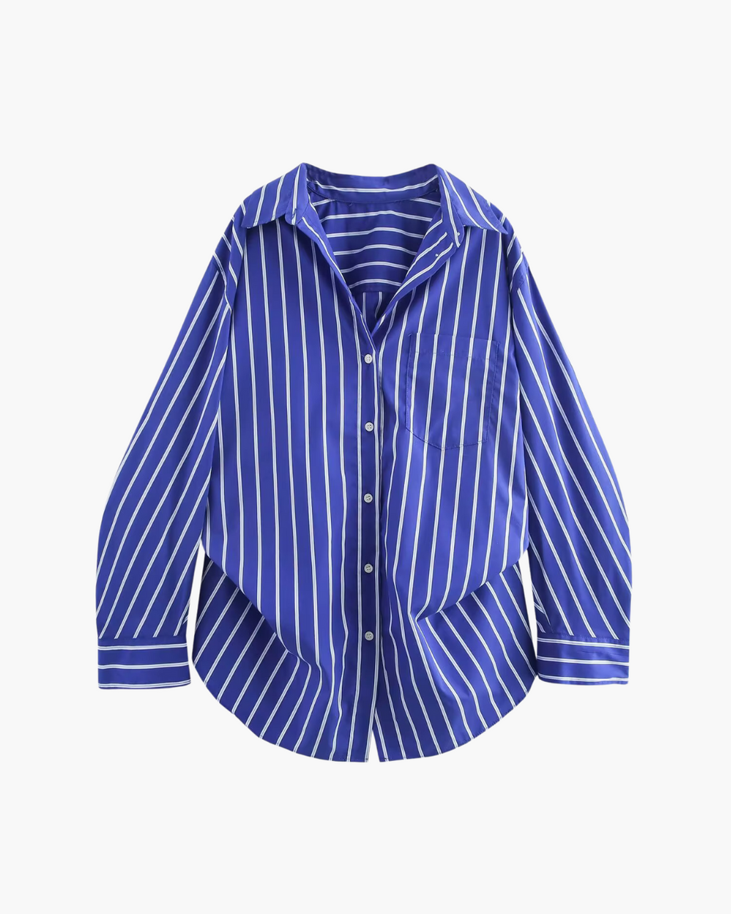 Casual Gestreept Vleermuismouwen Shirt voor Dames