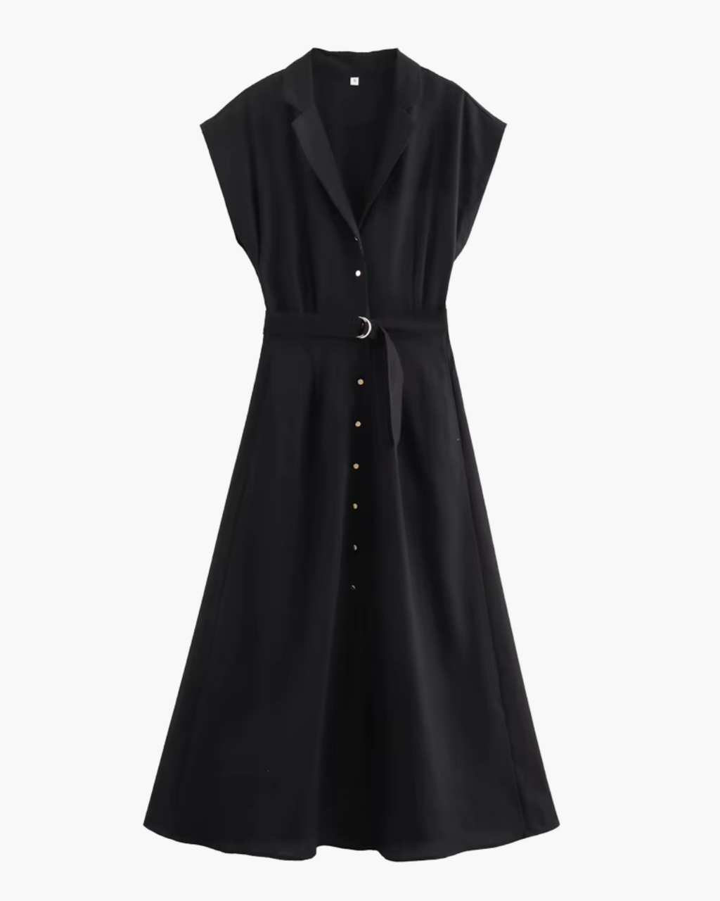 Linnenmix Midi Shirtjurk voor Dames