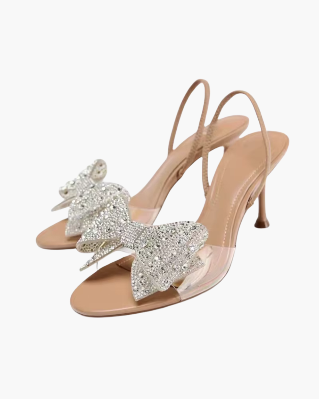 Luxe Open Teen Naaldhak Sandalen met Strik voor Dames