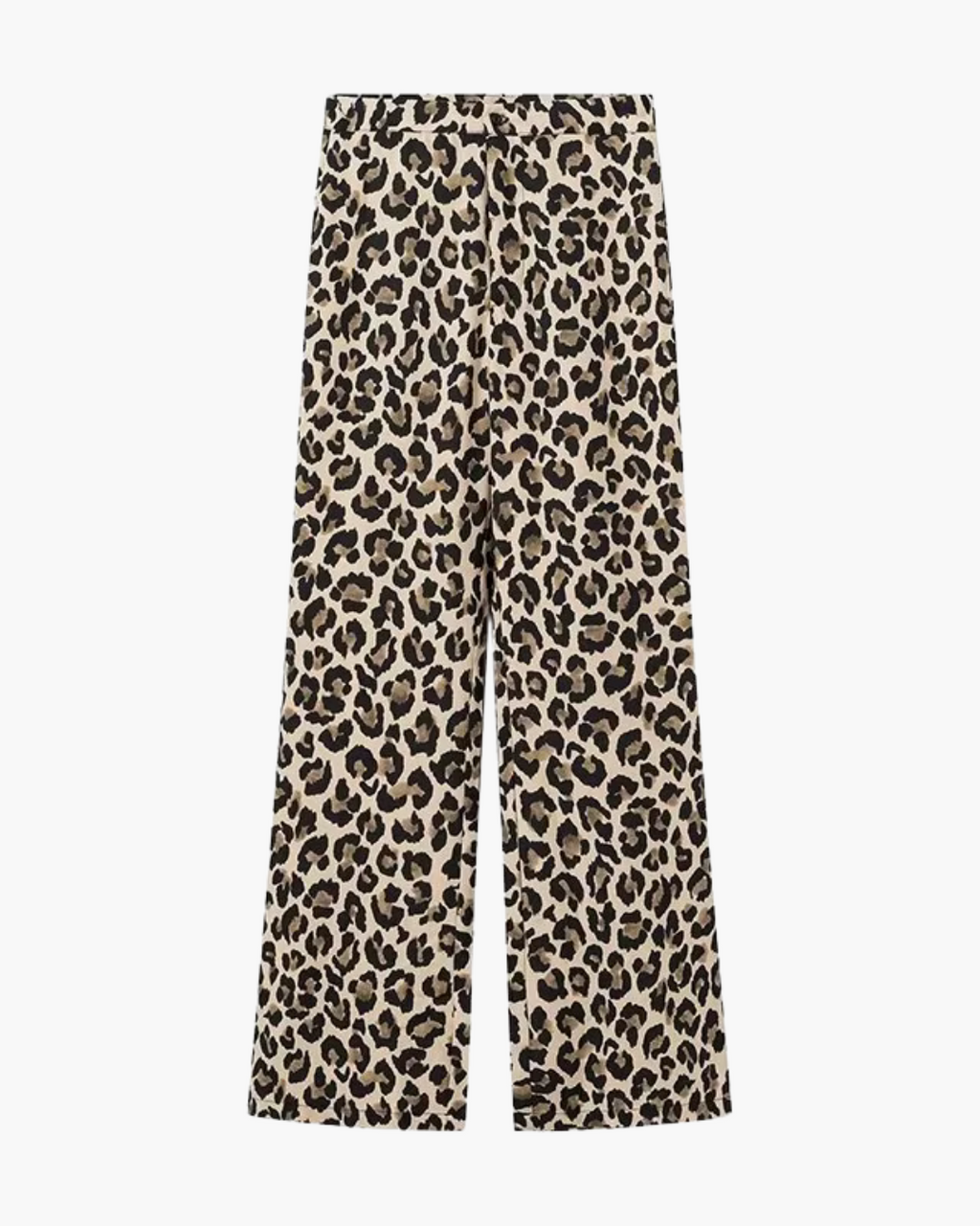 Luipaardprint Lange Broek - Losse Streetwear voor Dames