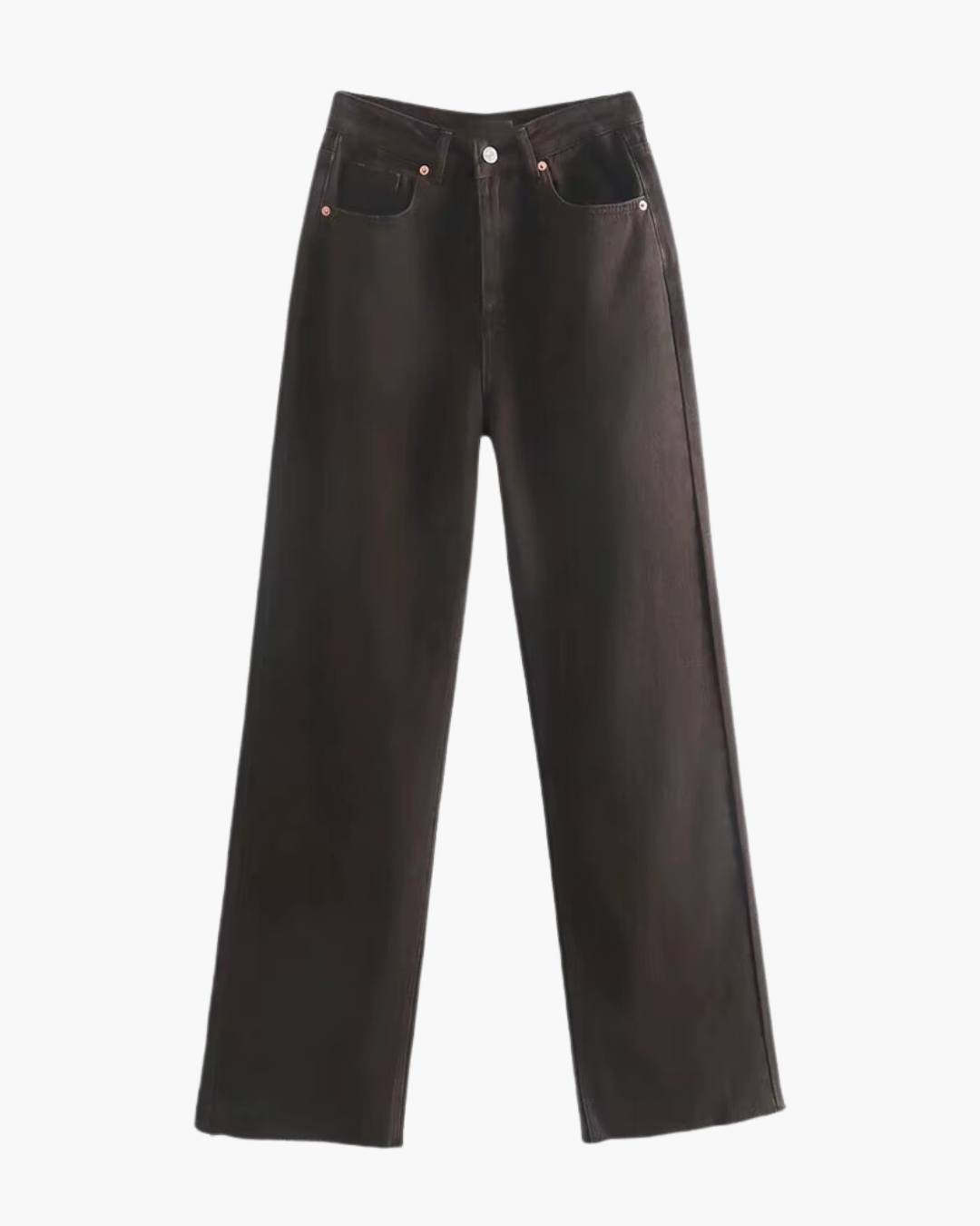 Bruine Trendy Jeans met Casual Pasvorm voor Dames