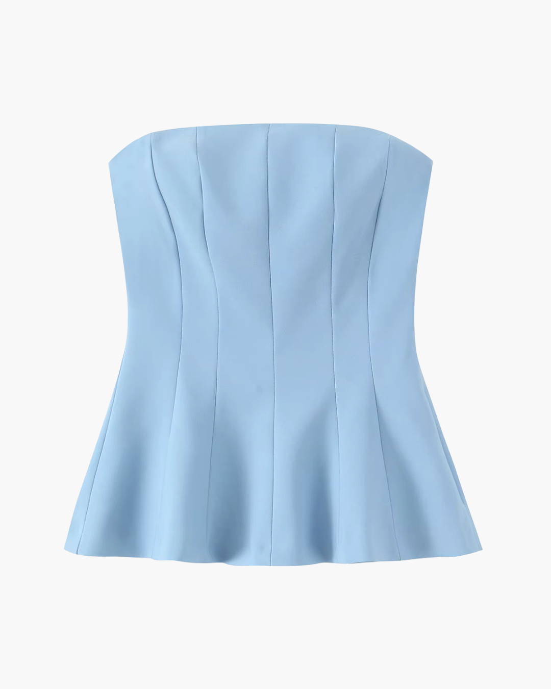 High Street Strapless Top met Rits voor Dames