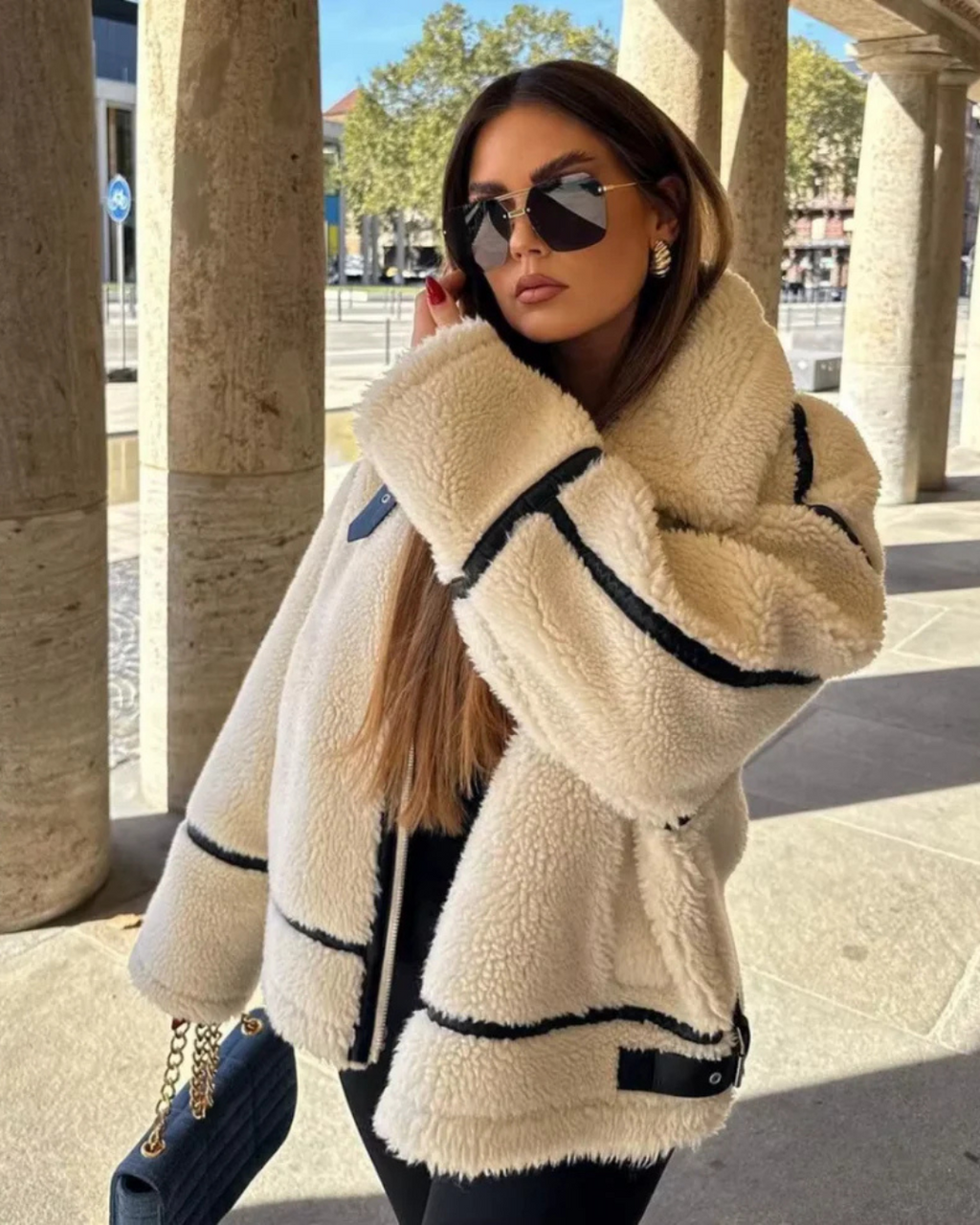 Elegante Winter Teddy Jas voor Dames