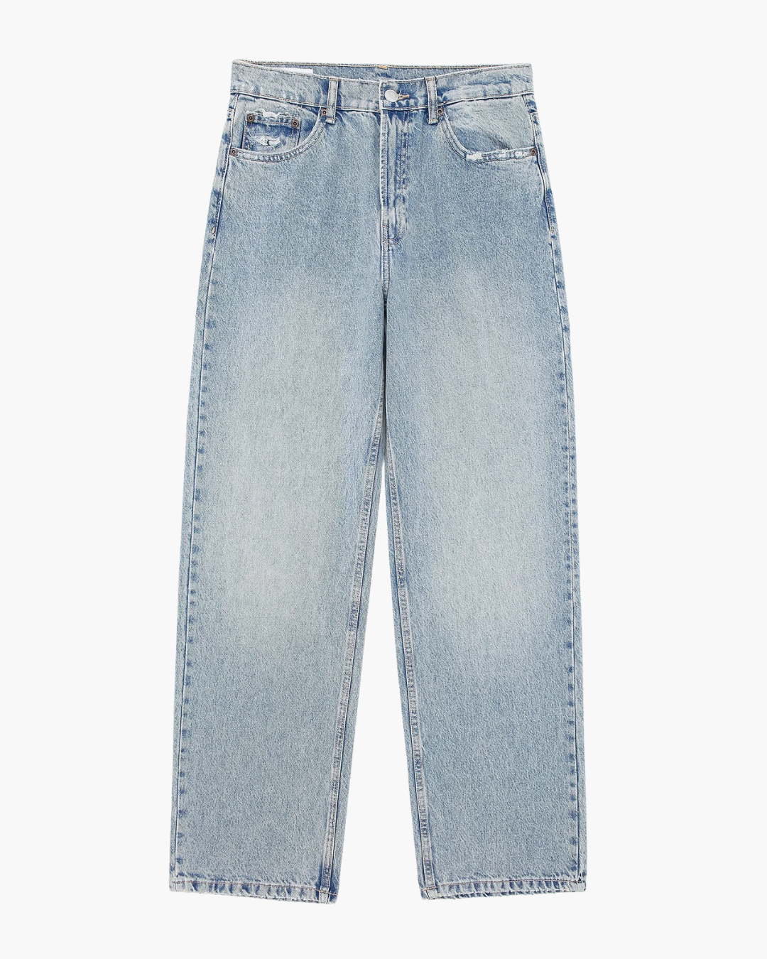 Vintage Denim Jeans met Gaten & Hoge Taille voor Dames