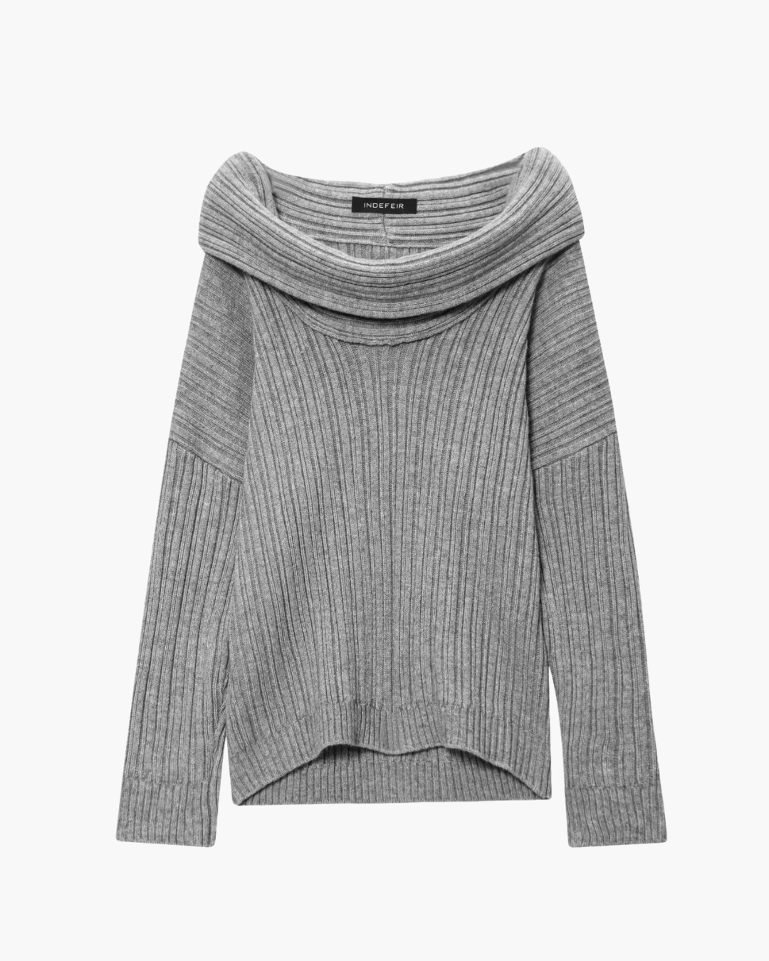 One-Shoulder Gebreide Trui met Losse Pasvorm voor Dames