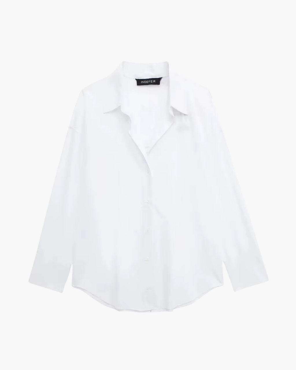 Witte Poplin Blouse voor Dames