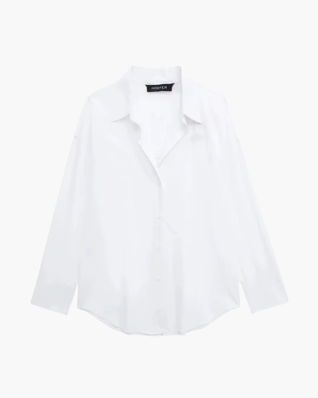Witte Poplin Blouse voor Dames
