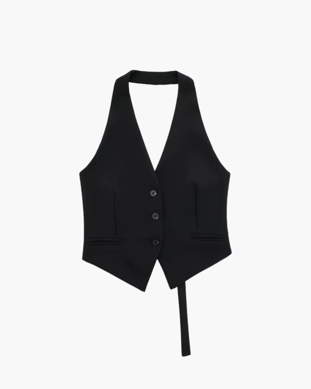 Trendy Mouwloos Cropped Vest voor Dames