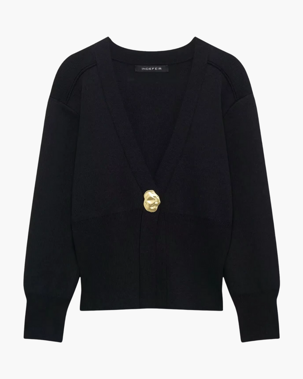 Casual Chique Vest met V-hals en Lange Mouwen voor Dames