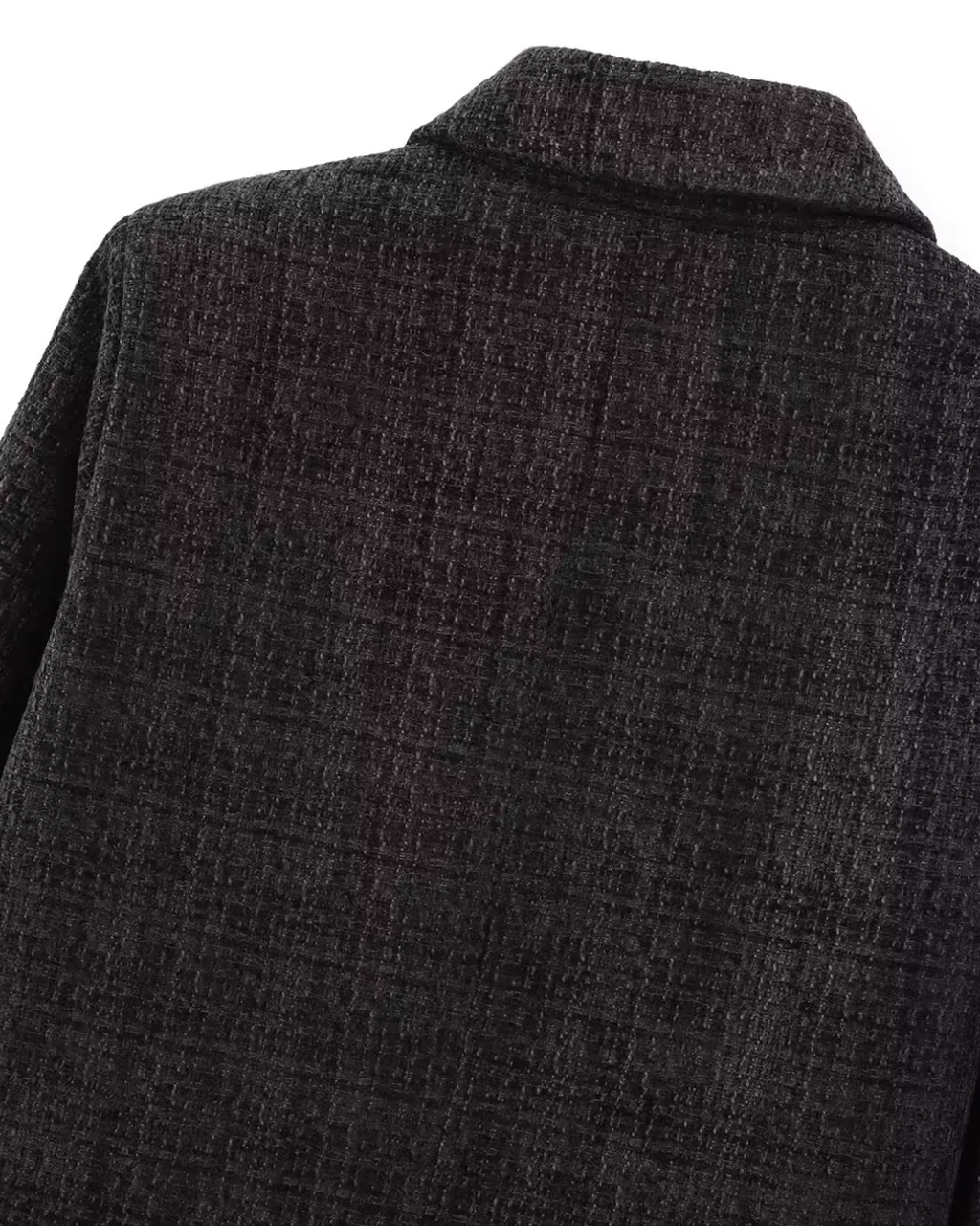 Vintage Effen Herfstjas met Strikjes en Knopen voor Dames