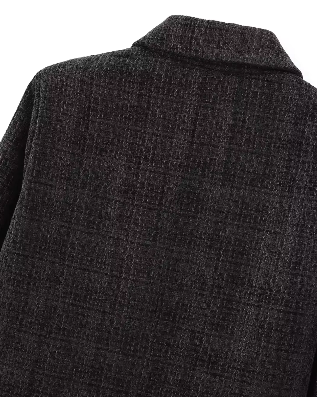 Vintage Effen Herfstjas met Strikjes en Knopen voor Dames