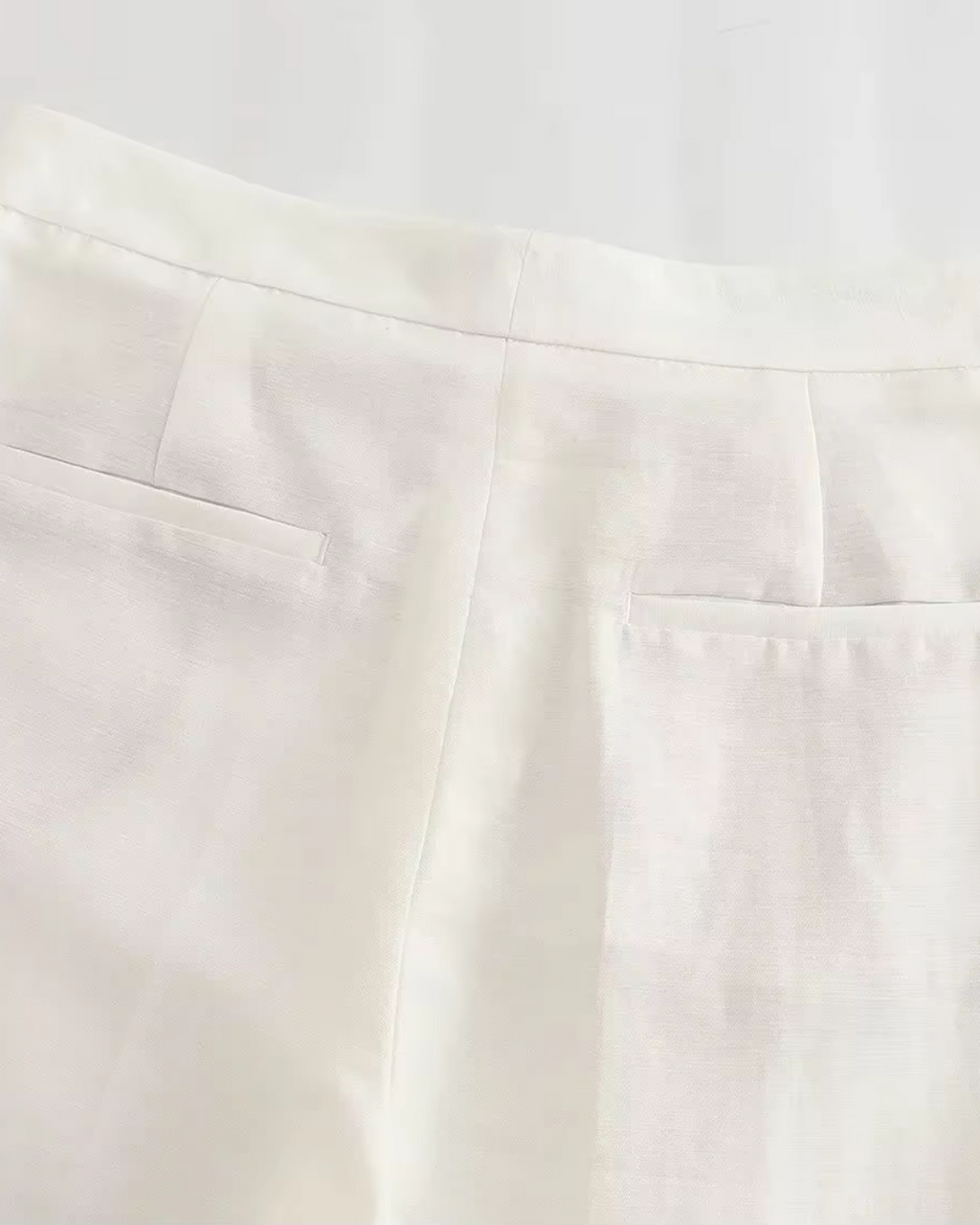 Vintage Luxe Witte Blazer, Gilet en Broek set voor Dames