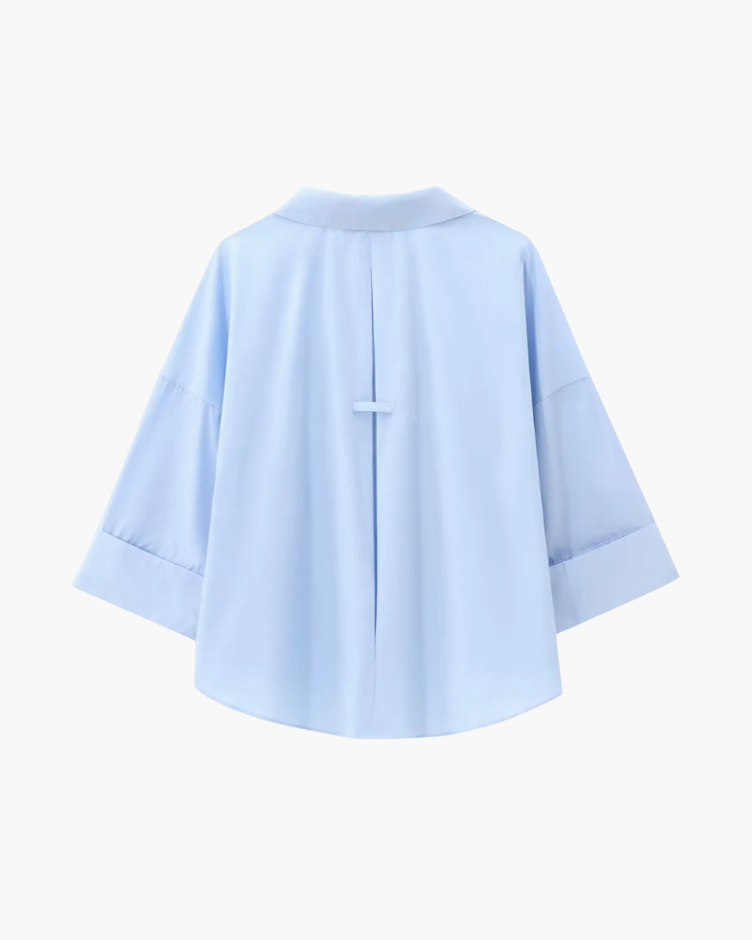 Oversized Blouse Dames – V-Hals & Faux Linnen