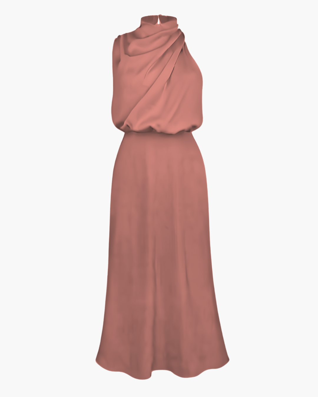 Satijnen Lange Maxi Jurk  voor Dames