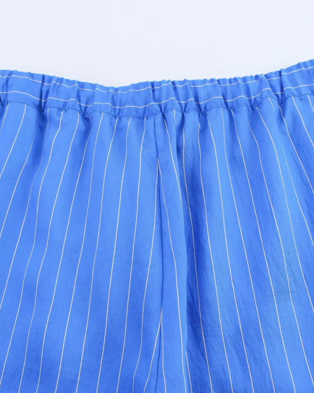 Gestreept 2-Delig Broekpak met Hoge Taille Broek voor Dames