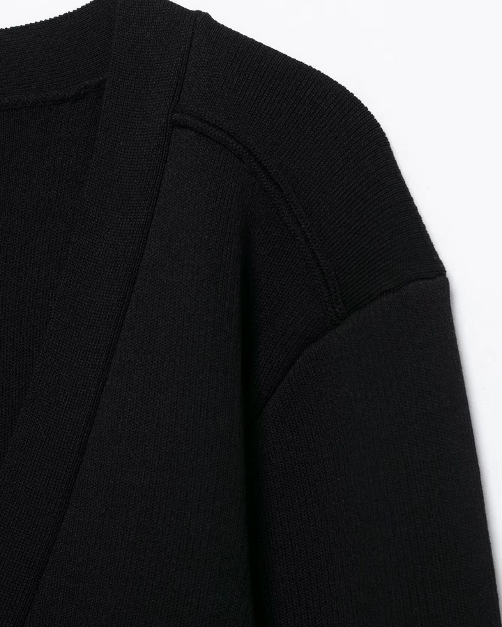 Casual Chique Vest met V-hals en Lange Mouwen voor Dames