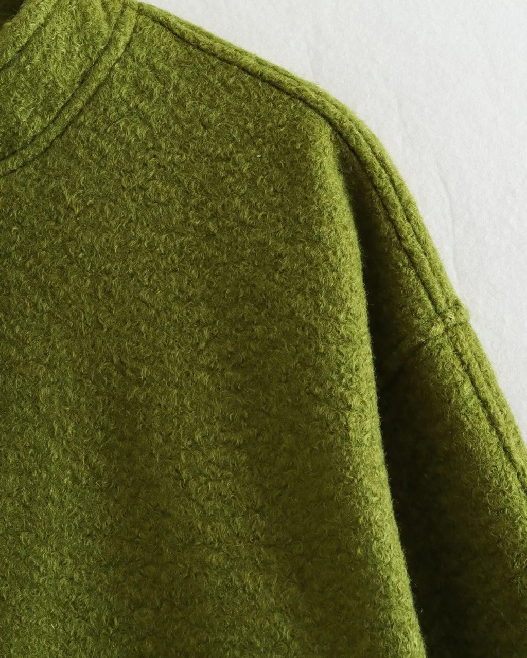 Effen Streetstyle Winterjas met Zakken en Knopen voor Dames