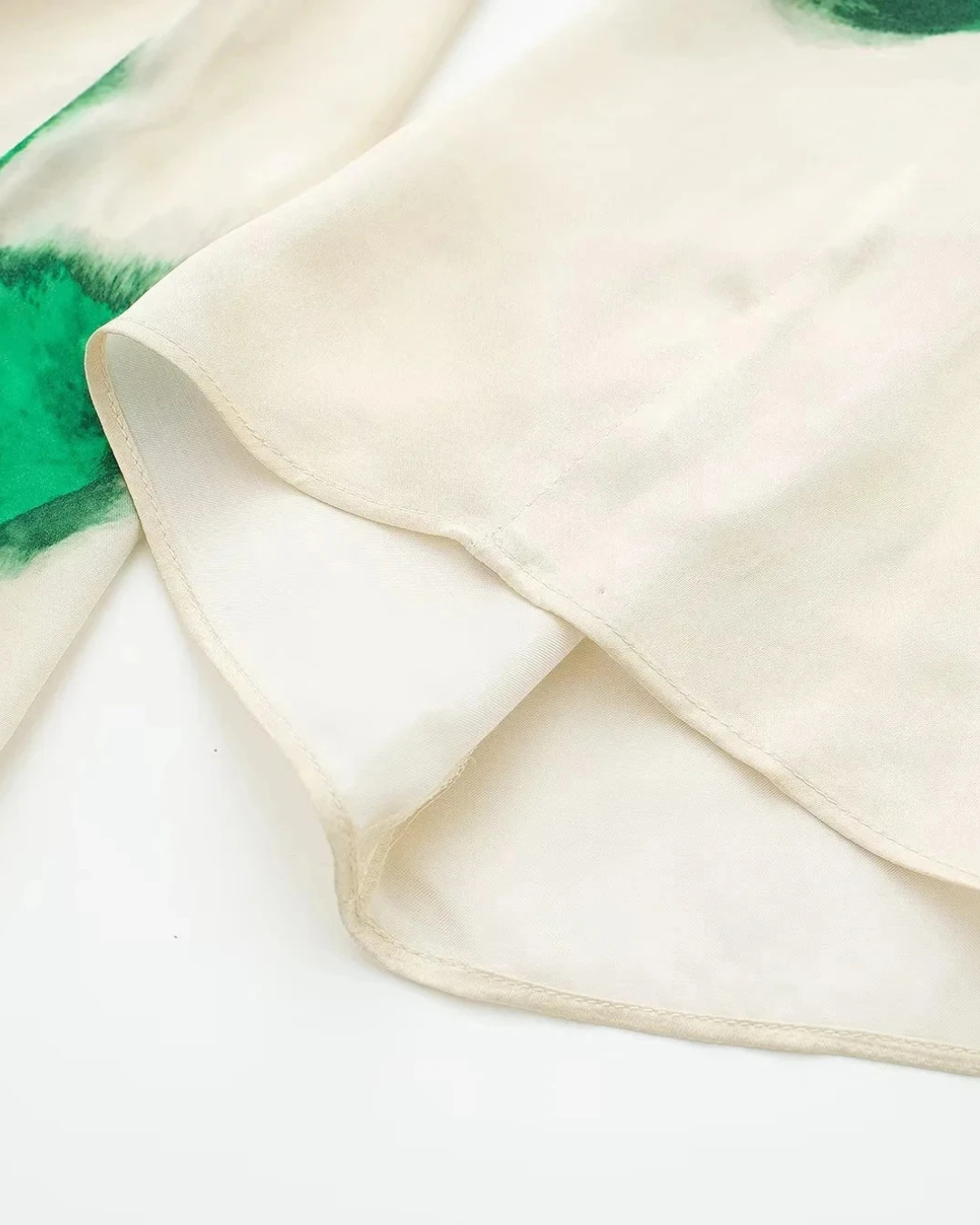 Elegante Set met Bloemenprint Blouse en Wijde Broek voor Dames