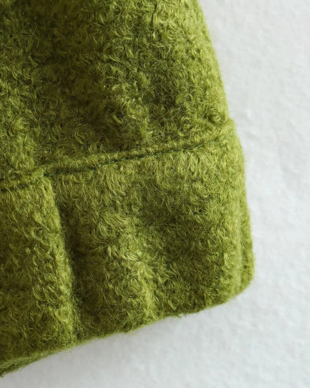 Effen Streetstyle Winterjas met Zakken en Knopen voor Dames