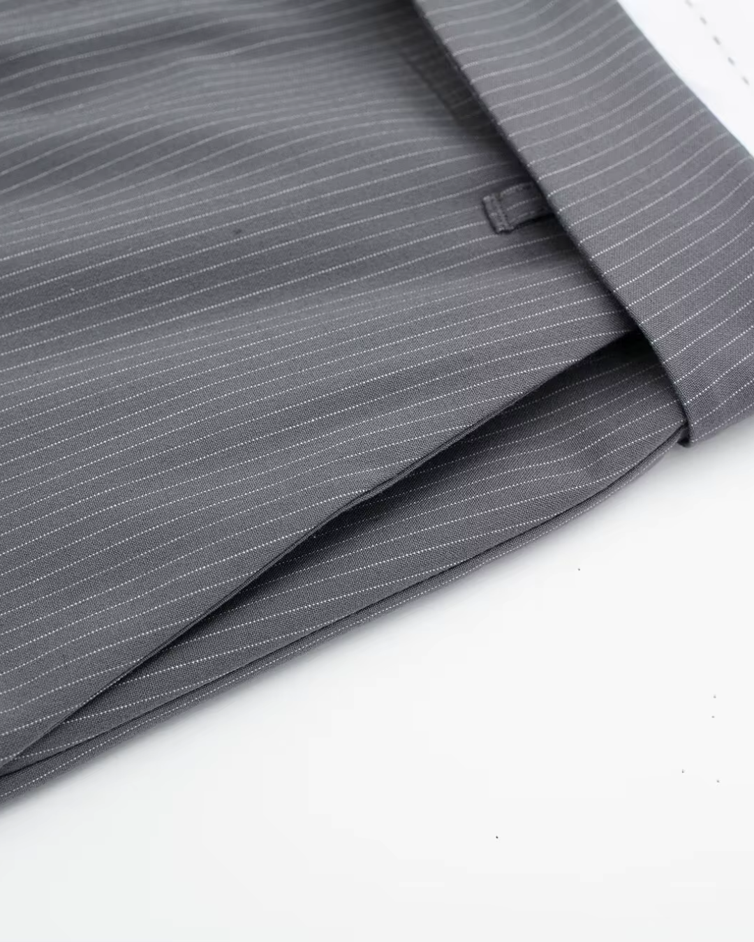 Gestreept Kort Vest met Wijde Broek Set voor Dames