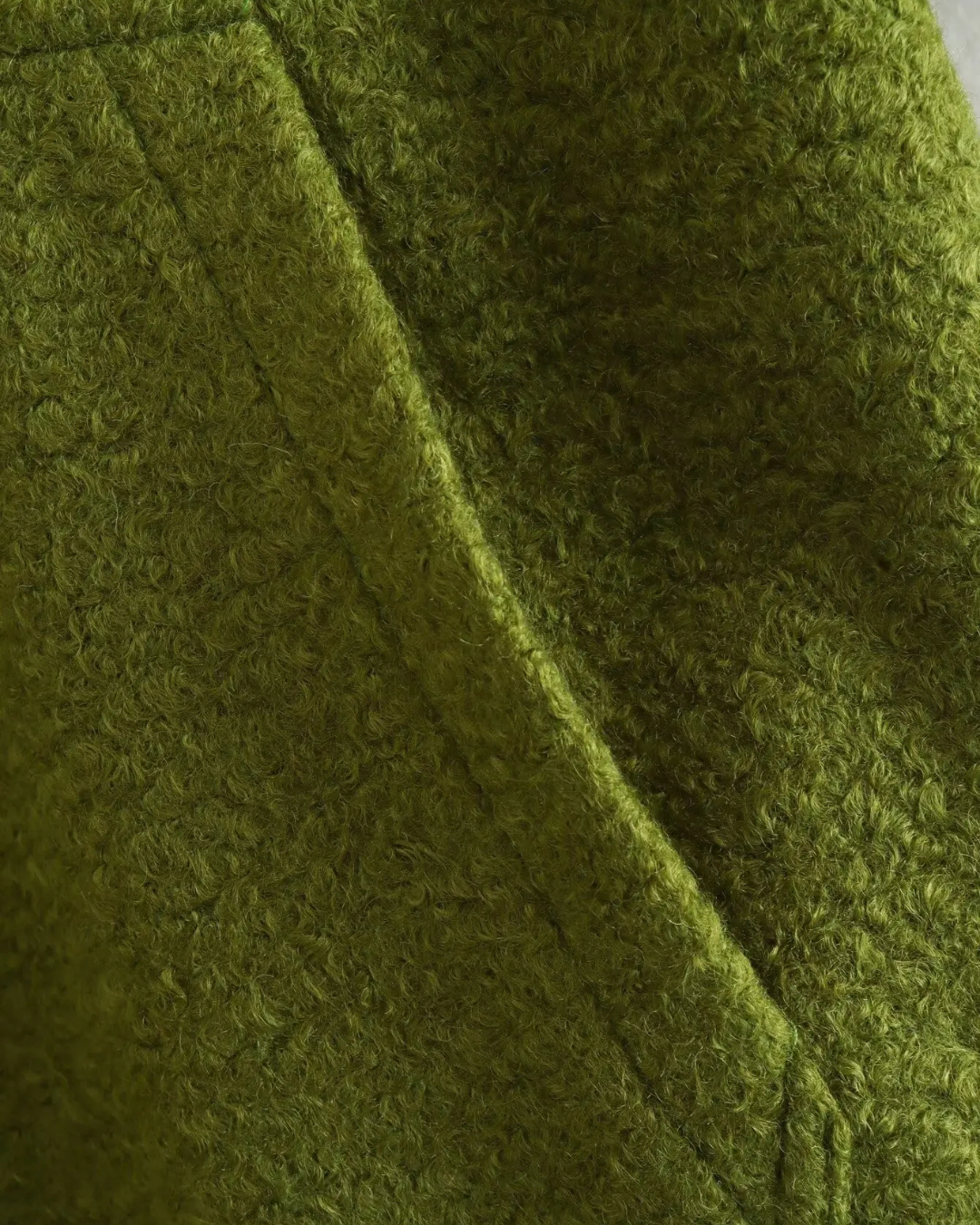 Effen Streetstyle Winterjas met Zakken en Knopen voor Dames