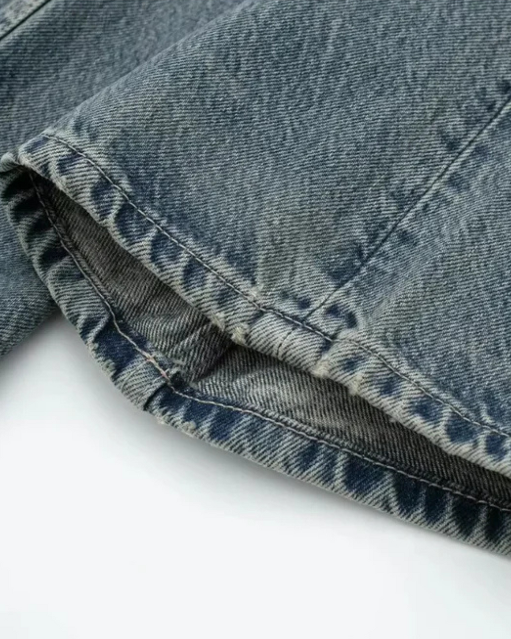 Blauwe Spijkerbroek met Rechte Pasvorm voor Dames