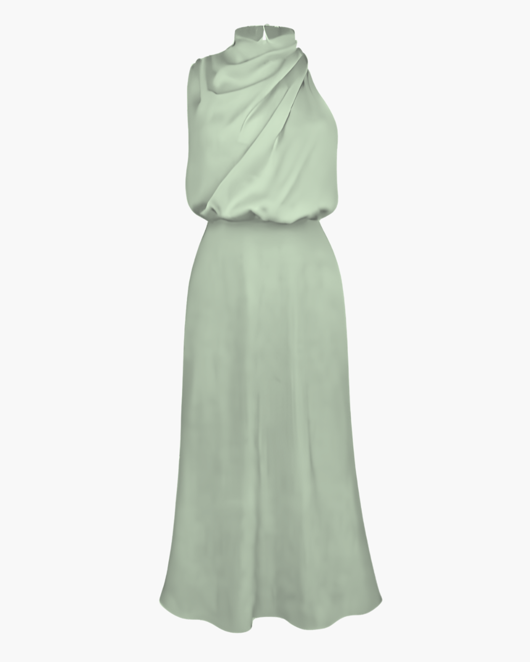 Satijnen Lange Maxi Jurk  voor Dames