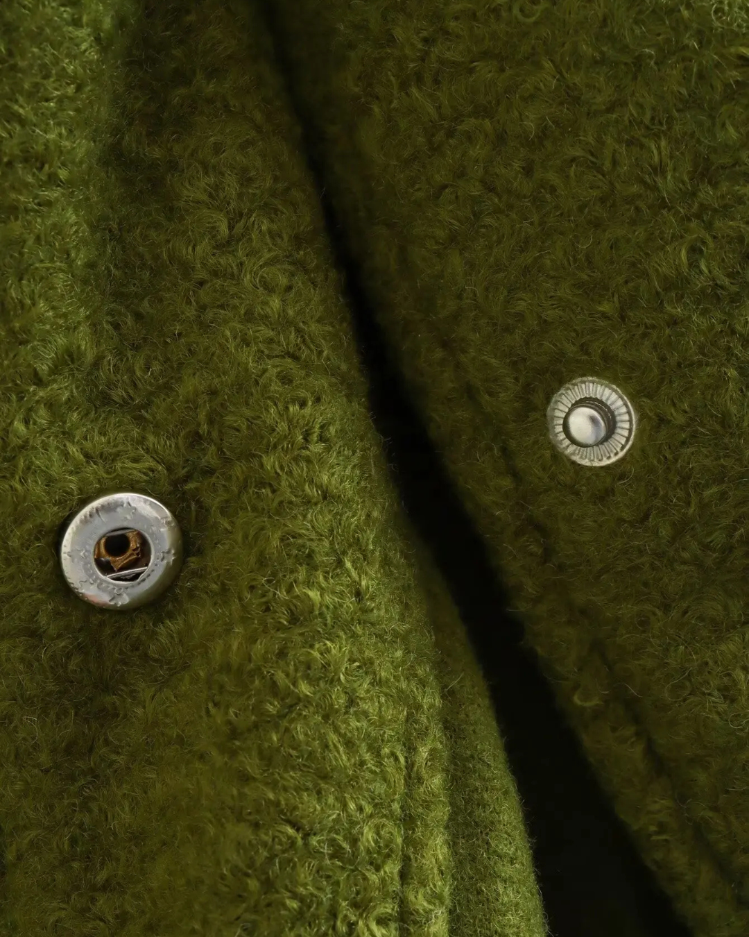 Effen Streetstyle Winterjas met Zakken en Knopen voor Dames