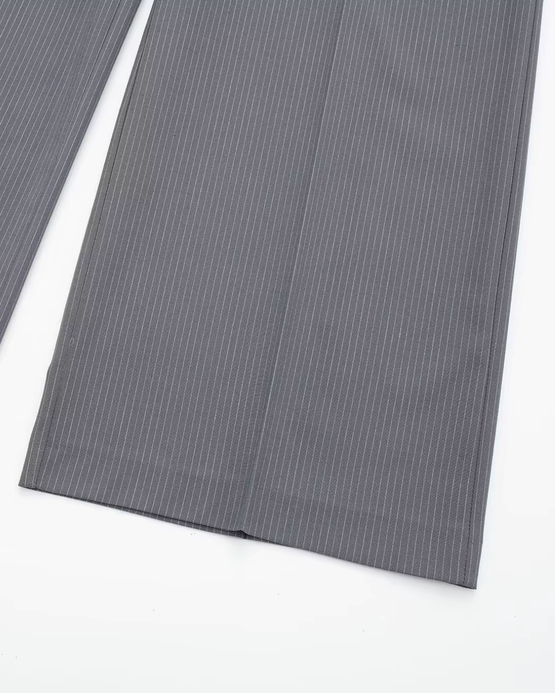 Gestreept Kort Vest met Wijde Broek Set voor Dames