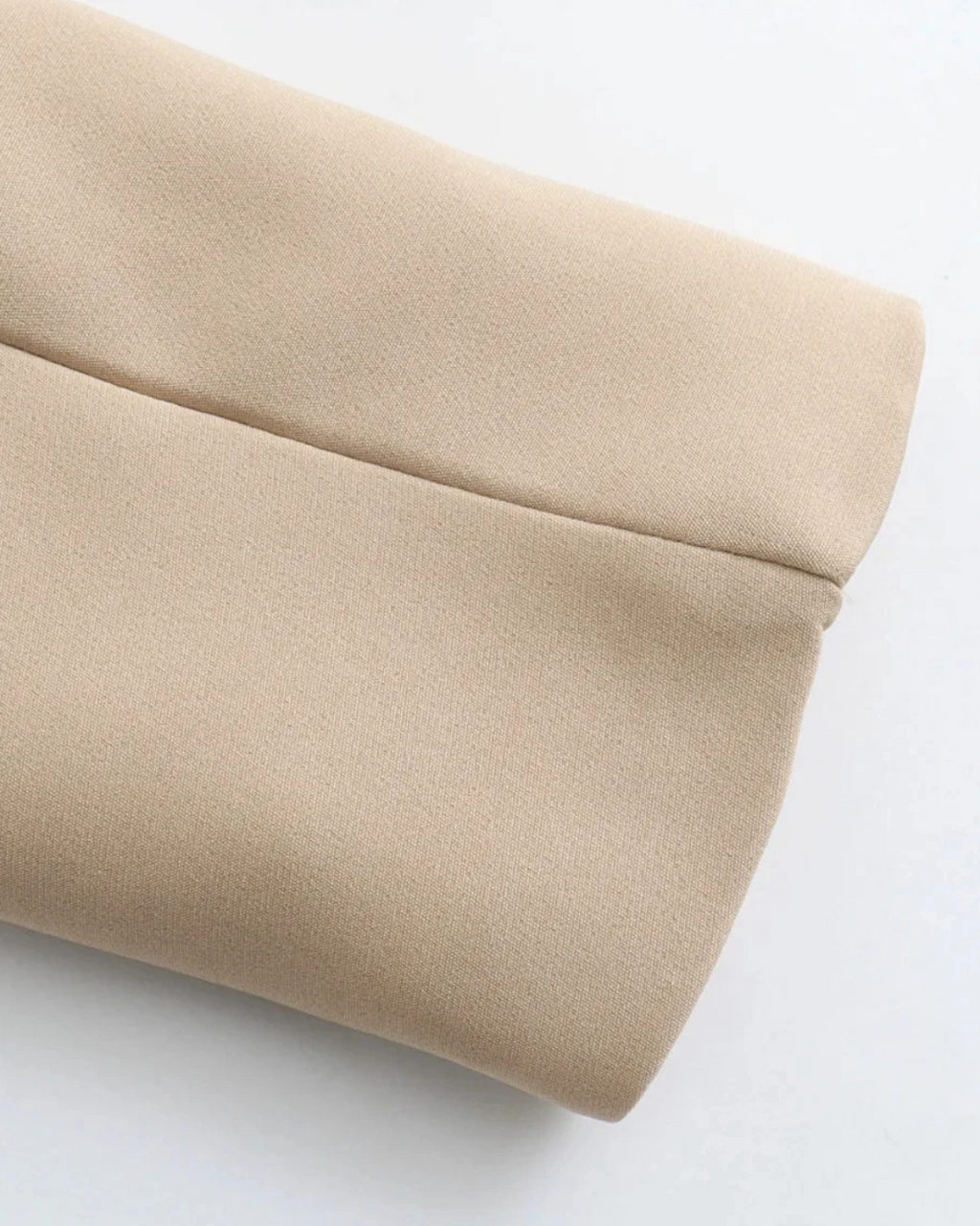 Vintage Cropped Jas met Reverskraag en Klepzakken voor Dames