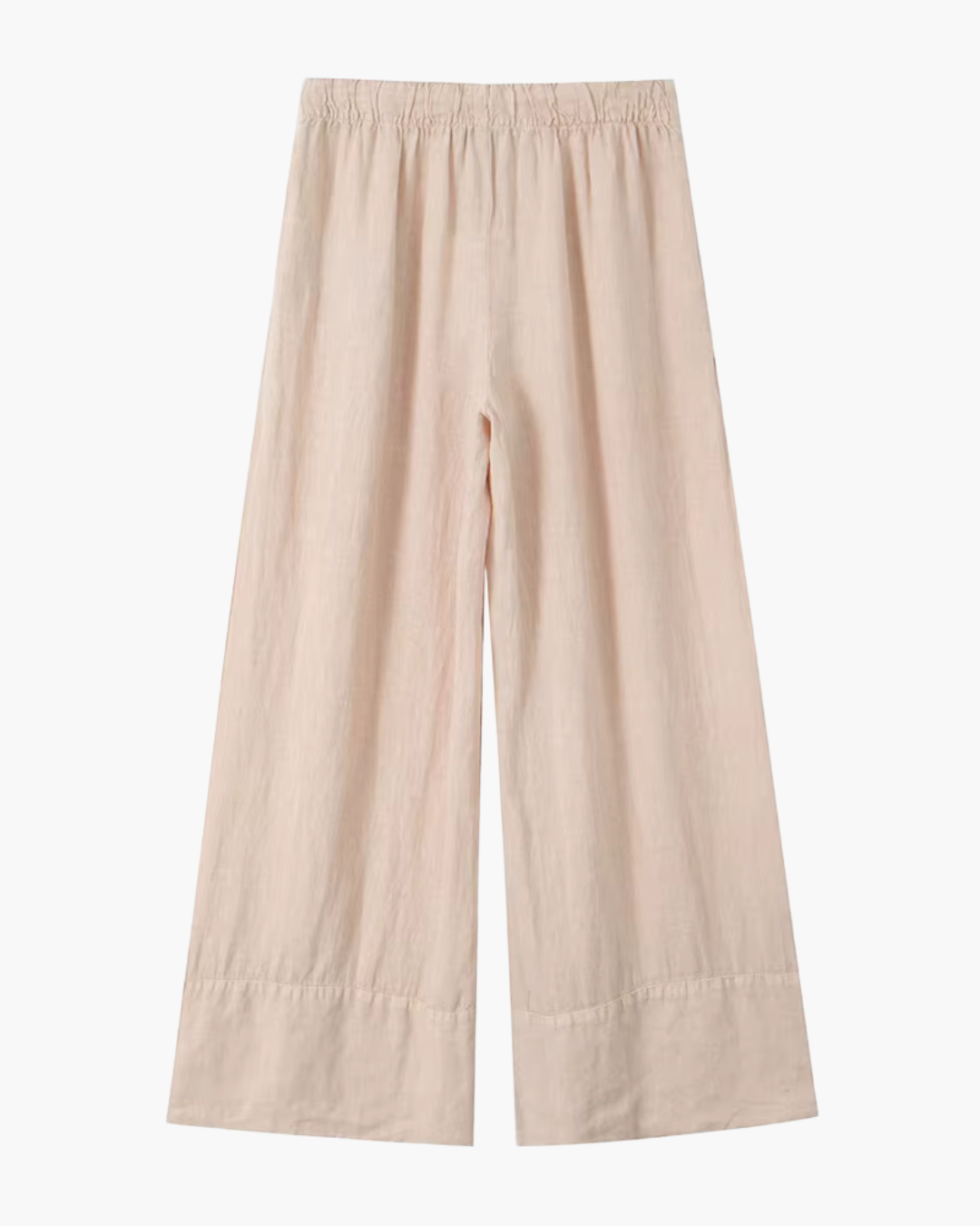 Casual Broek met Trekkoord en Wijde Pijpen voor Dames