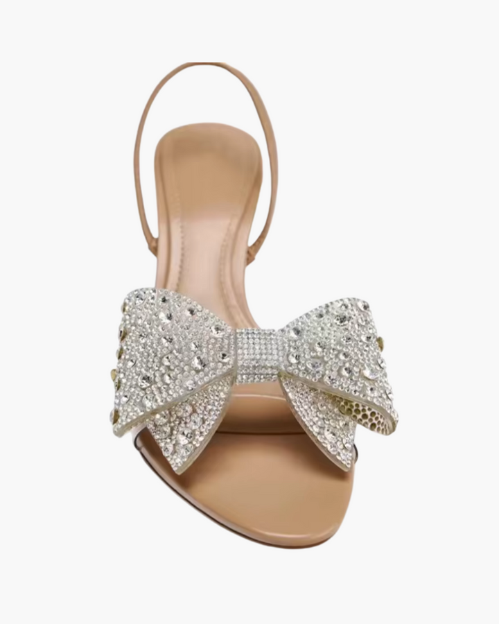 Luxe Open Teen Naaldhak Sandalen met Strik voor Dames