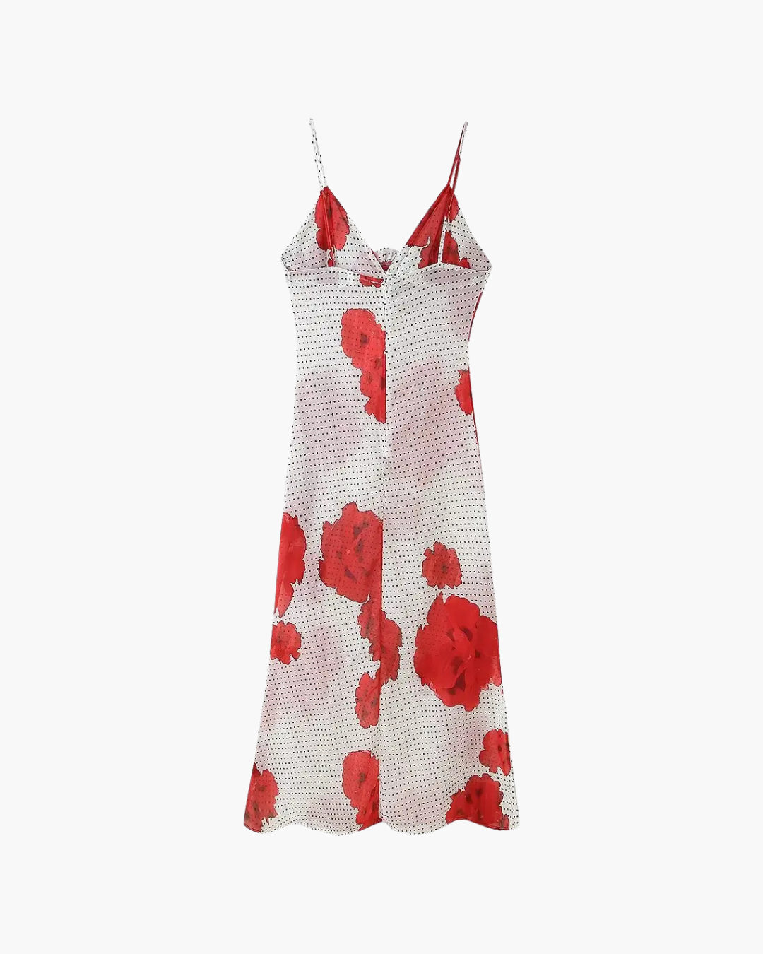 Lange Mouwloze, Backless Zomerjurk met Bloemdetails voor Dames