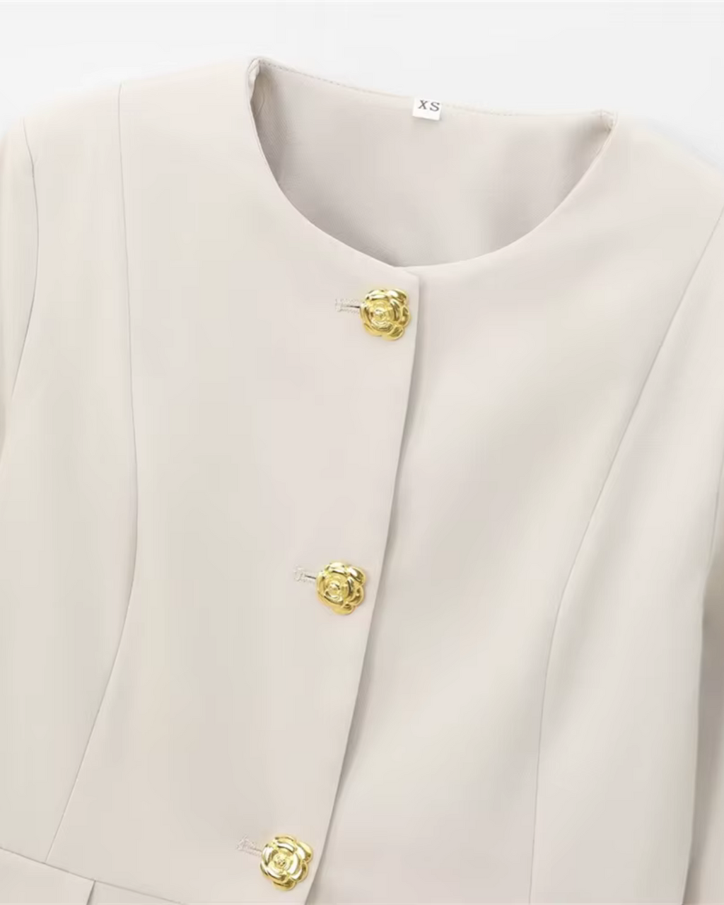 Slim Fit Colbert en Broek met Rechte Pijpen voor Dames