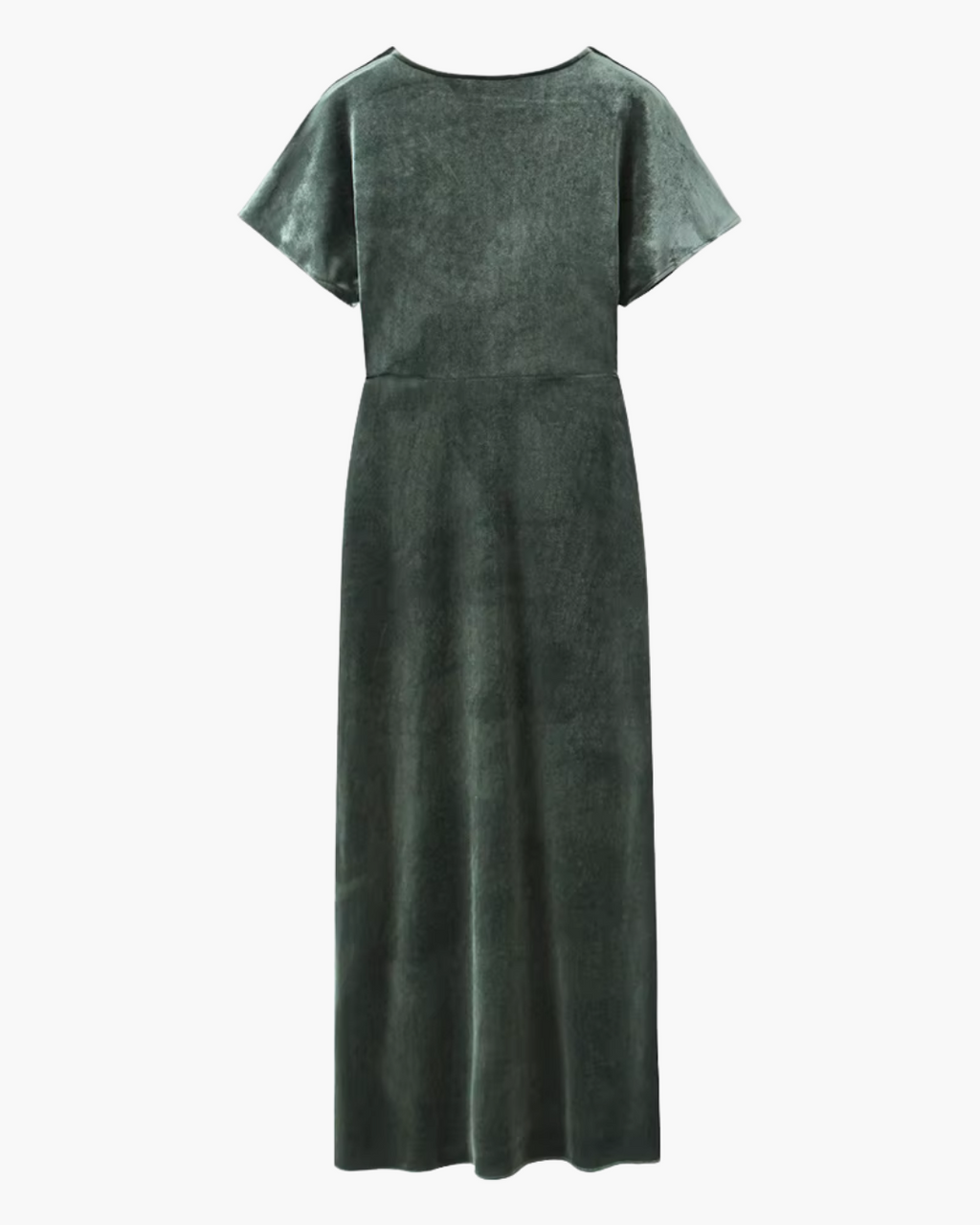 Minimalistische Fluwelen Slim Fit Jurk voor Dames