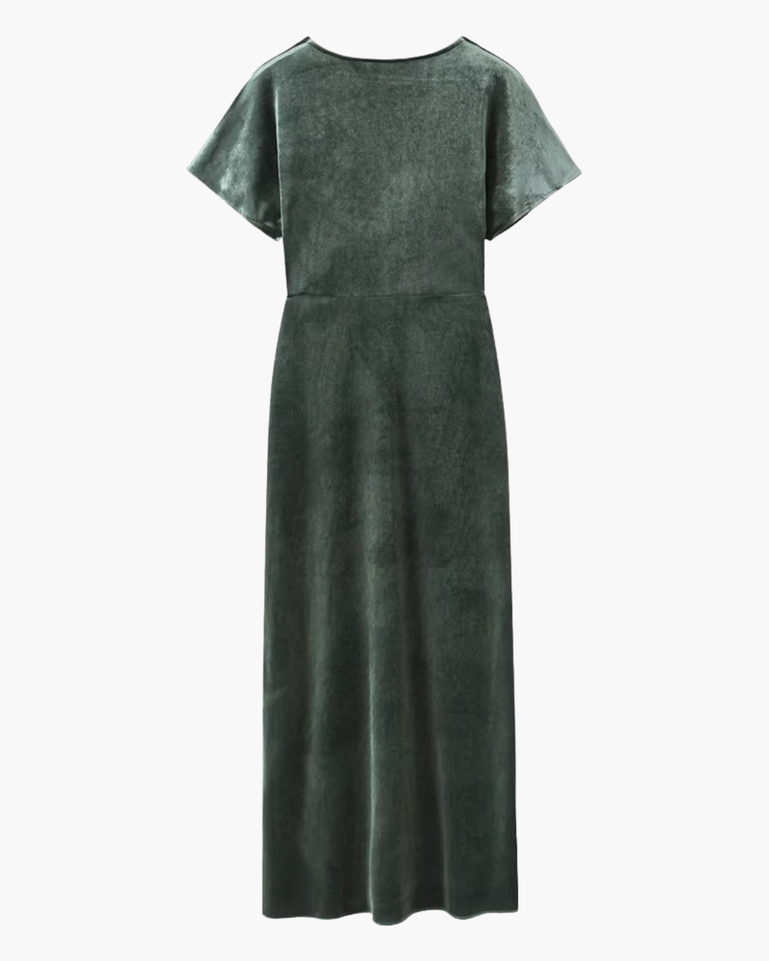 Minimalistische Fluwelen Slim Fit Jurk voor Dames