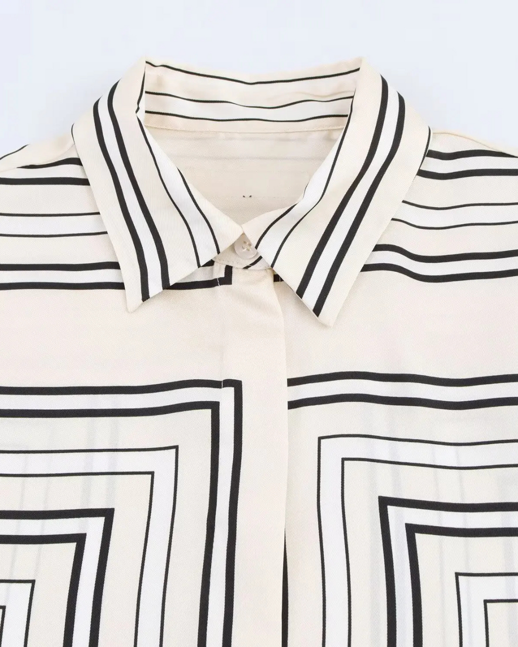 Broekpak met Print Shirt & Hoge Taille Wijde Broek voor Dames