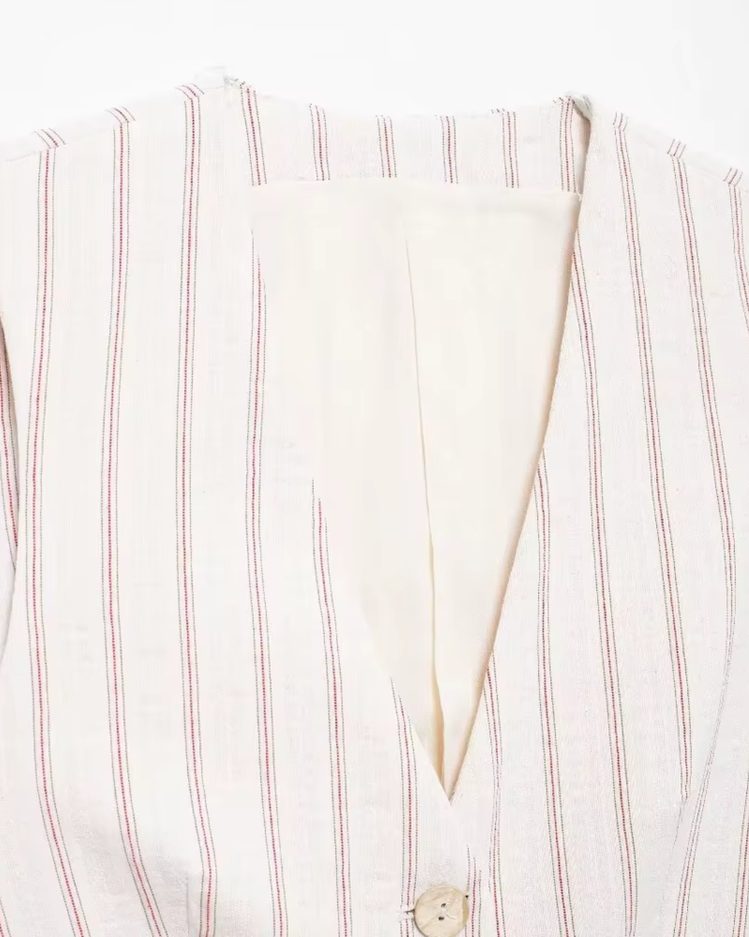 Gestreept Vest met Bermudashorts Set voor Dames